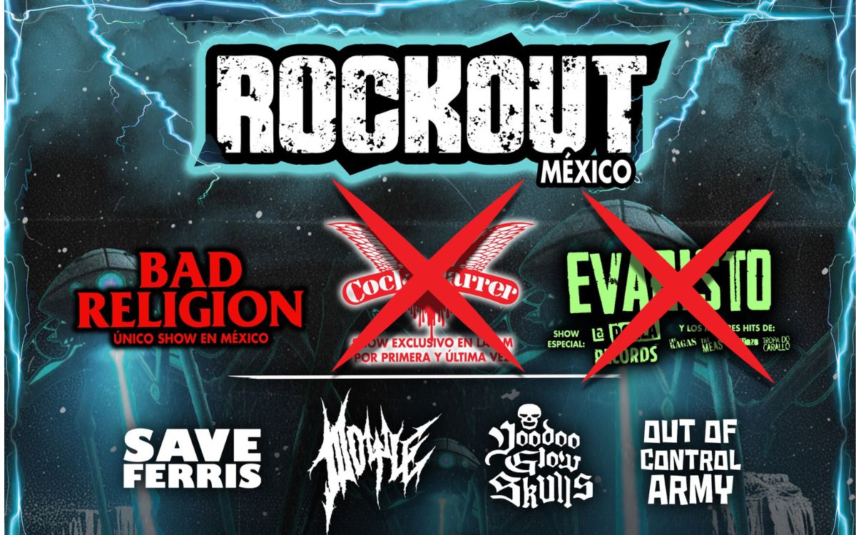 Rockout MX se descalabra: Pierde a Cock Sparrer y ‘booker’ se deslinda