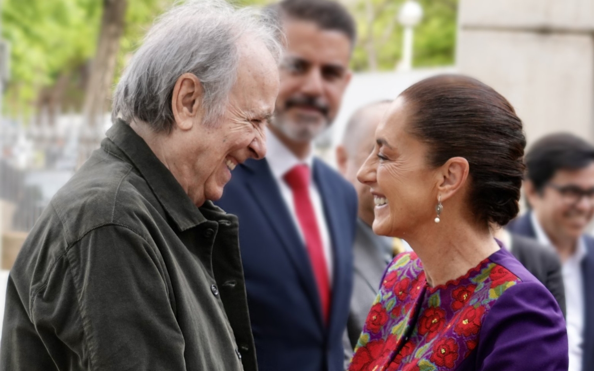 Joan Manuel Serrat elogia a Sheinbaum: ‘Es una mujer a la que admiro y respeto’
