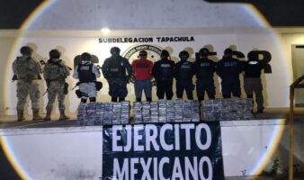 Cae hombre en Chiapas con droga valuada en 1.5 millones de dólares