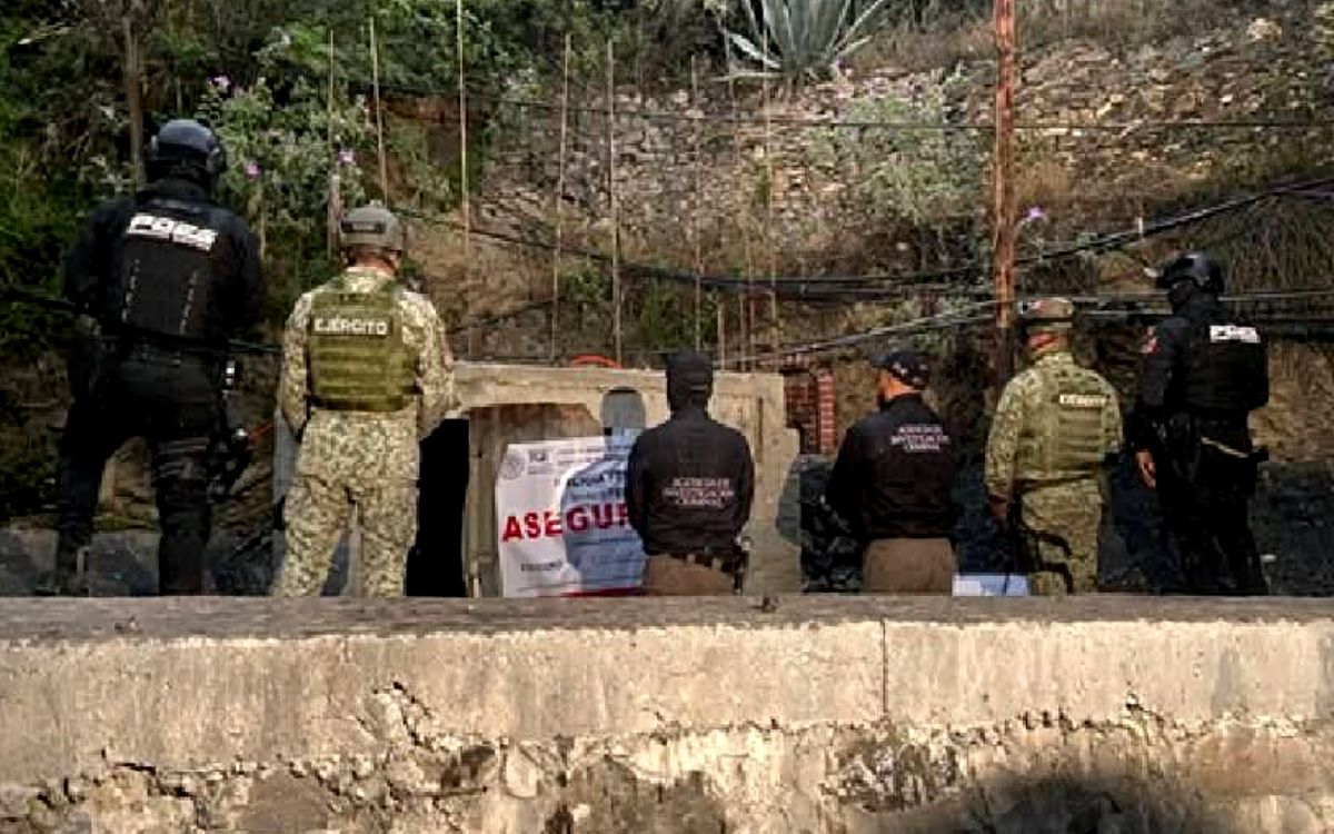 FGR detecta operación ilegal de mercurio en mina de Querétaro FGR detecta operación ilegal de mercurio en mina de Querétaro