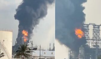 Videos | Nuevo incendio en refinería Dos Bocas; siniestro está controlado, afirma Sheinbaum