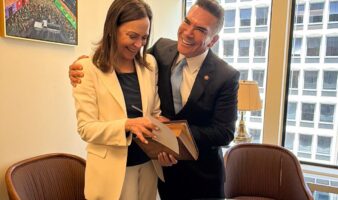 Alito Moreno se reúne con María Corina Machado durante gira por EE.UU.