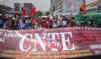 Sin acuerdos con Segob, la CNTE intensificará protestas en la CDMX a días de Mundial