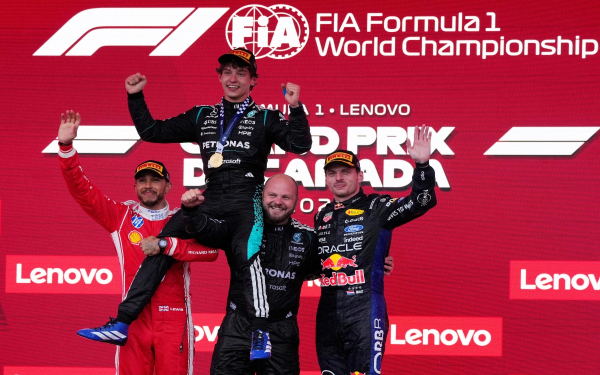 F1: Confirma Kimi Antonelli su liderato al adjudicarse el Gran Premio de Canadá