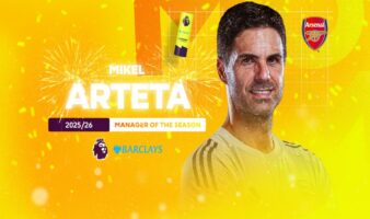 Mikel Arteta es elegido como el mejor entrenador de la Premier League | Video