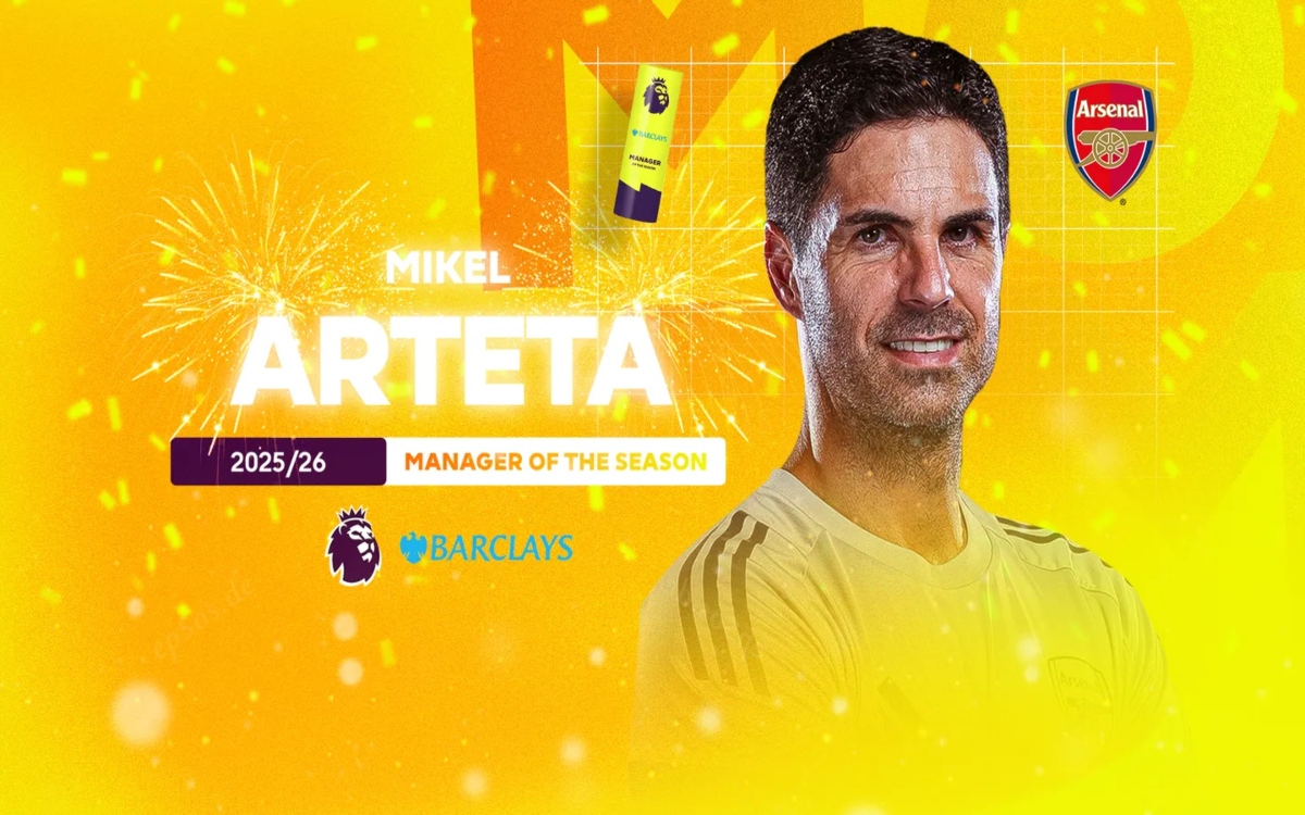 Mikel Arteta es elegido como el mejor entrenador de la Premier League | Video Mikel Arteta es elegido como el mejor entrenador de la Premier League | Video