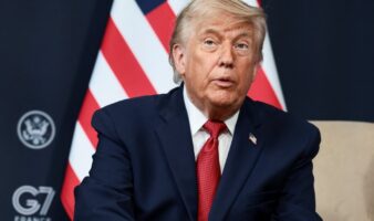 Trump en el G7: 'Soy el jefe', bromea ante Macron