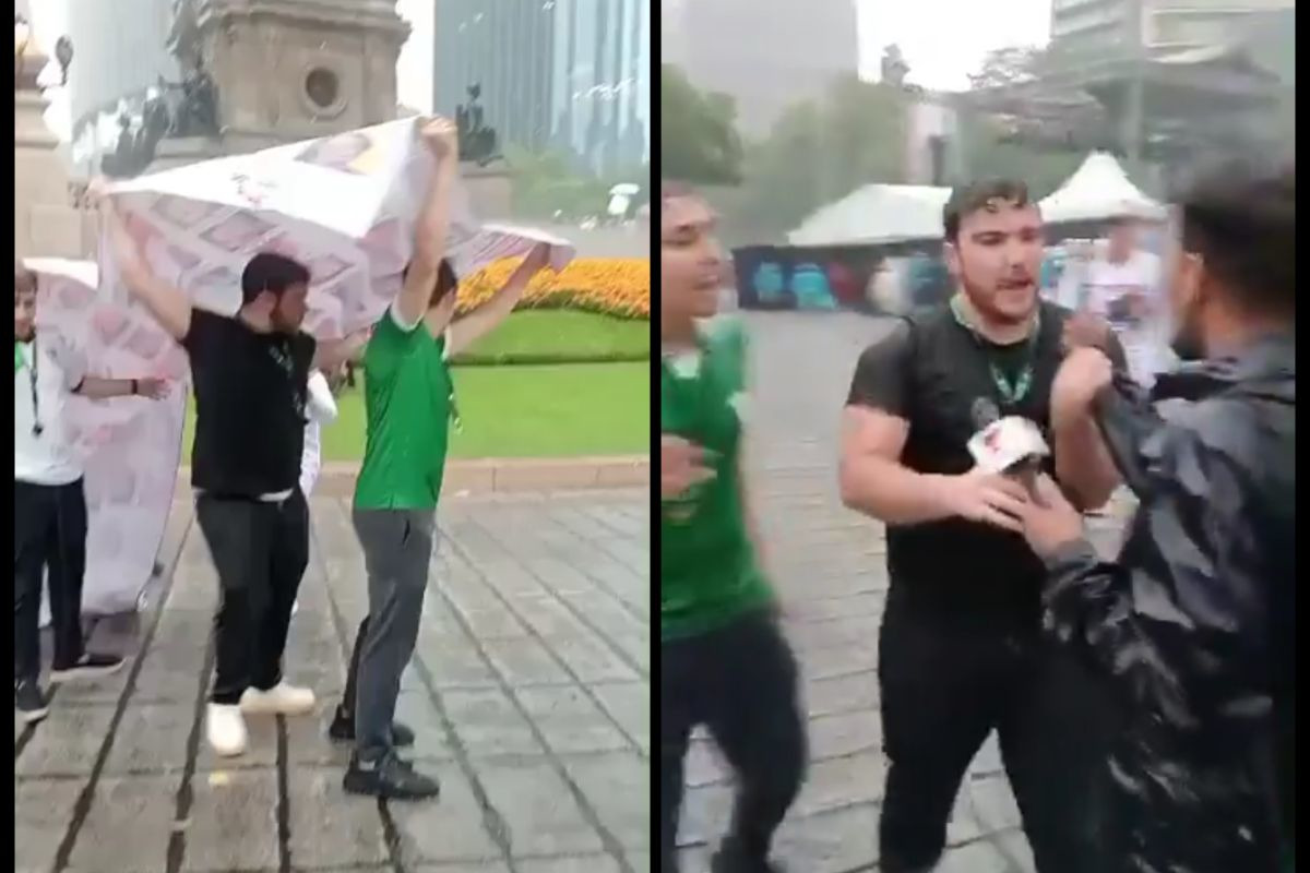 Fanáticos arman conato de riña durante celebración