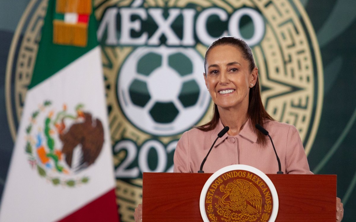 La mañanera de Sheinbaum | Alienta a la Selección Mexicana; 'Fan Fest' opera pese a protestas La mañanera de Sheinbaum | Alienta a la Selección Mexicana; 'Fan Fest' opera pese a protestas