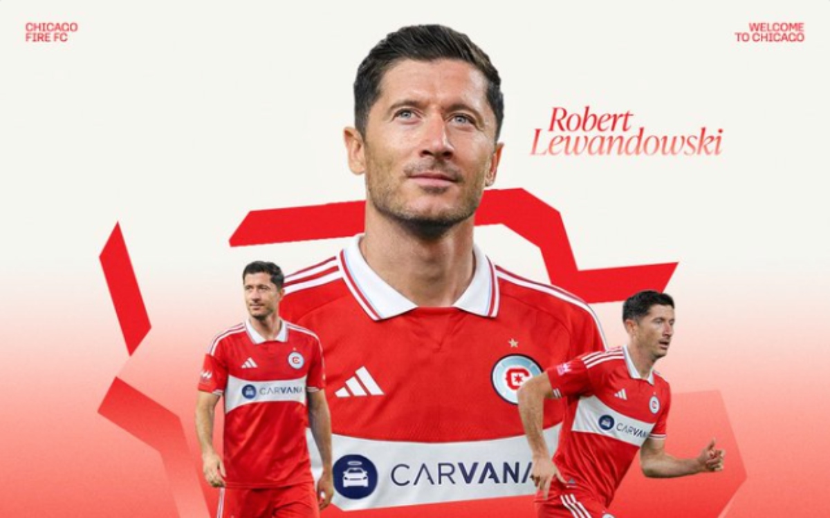 Robert Lewandowski ficha por Chicago Fire de la MLS