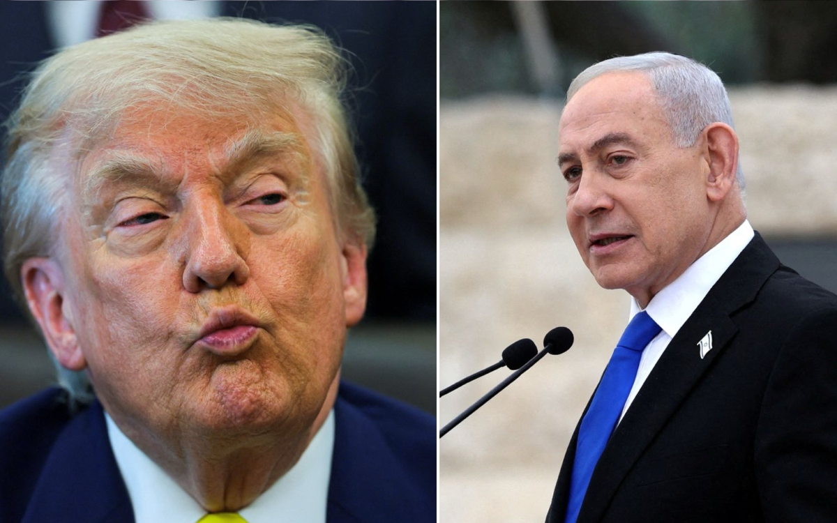 Trump llamará a Netanyahu para que no contraataque a Irán