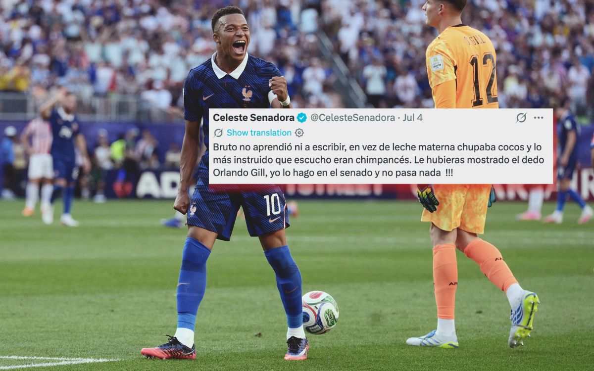 Mbappé tilda de 'despreciable e indigna de su cargo' a senadora paraguaya por dichos racistas Mbappé tilda de 'despreciable e indigna de su cargo' a senadora paraguaya por dichos racistas