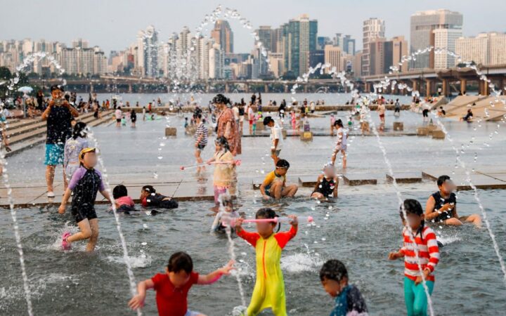 El calor extremo dispara récords en Corea del Sur El calor extremo dispara récords en Corea del Sur