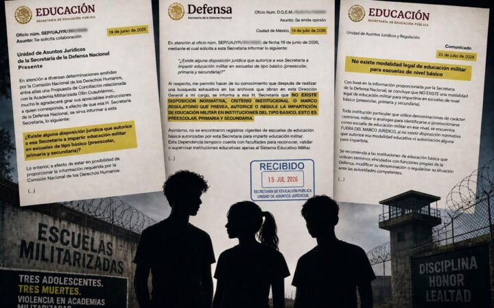 SEP y Defensa conocían el vacío legal de escuelas militarizadas antes de la muerte de Dafne SEP y Defensa conocían el vacío legal de escuelas militarizadas antes de la muerte de Dafne