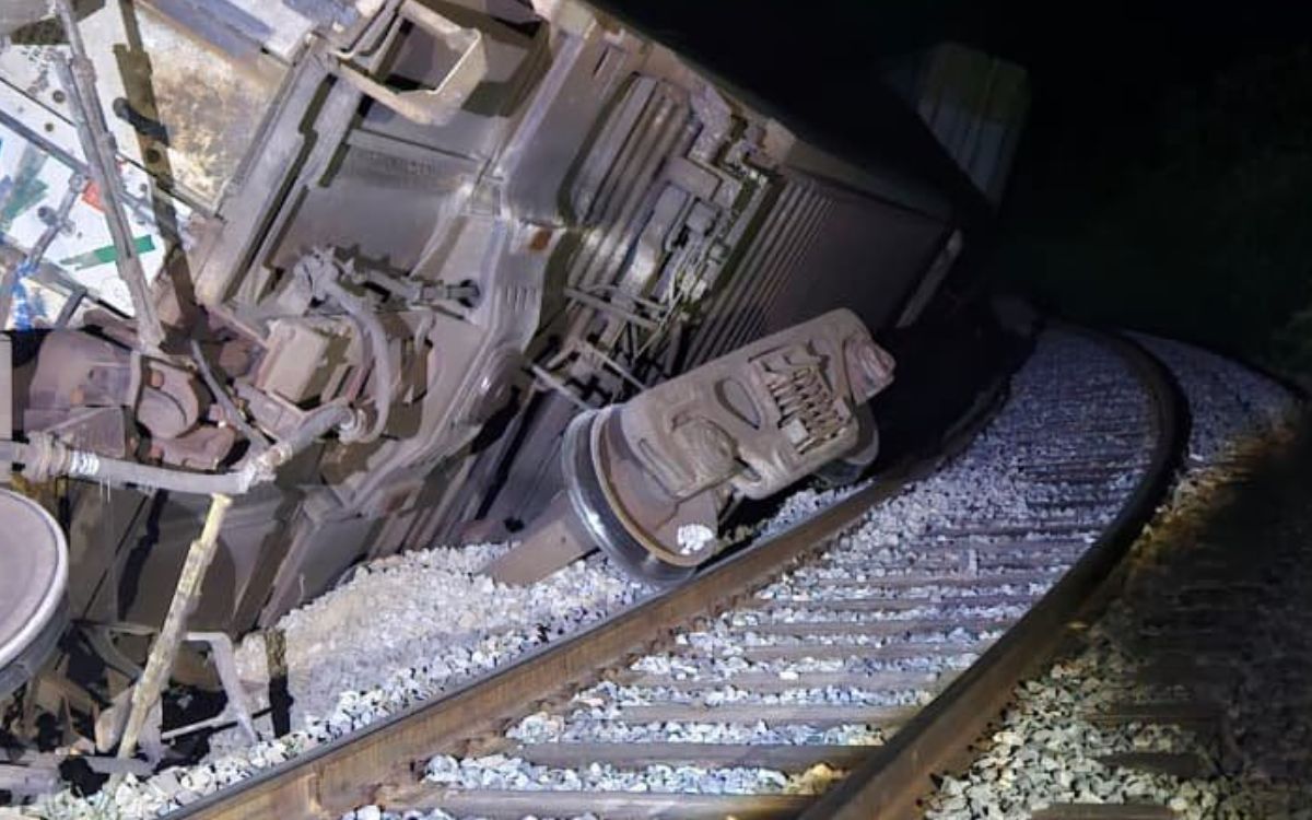Vuelve a descarrilarse el Tren Interoceánico en Oaxaca Vuelve a descarrilarse el Tren Interoceánico en Oaxaca