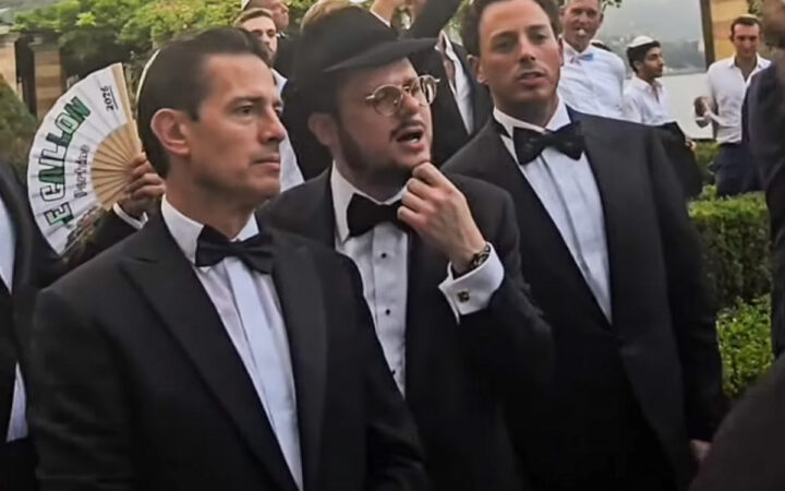 Captan a Peña Nieto en boda con uno de los empresarios israelíes señalados de haberlo sobornado con 25 mdd Captan a Peña Nieto en boda con uno de los empresarios israelíes señalados de haberlo sobornado con 25 mdd