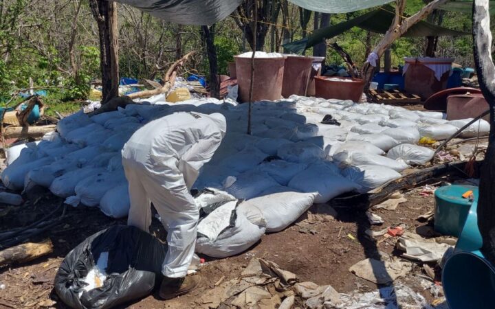 Aseguran más de 16 toneladas de metanfetamina en Sinaloa Aseguran más de 16 toneladas de metanfetamina en Sinaloa