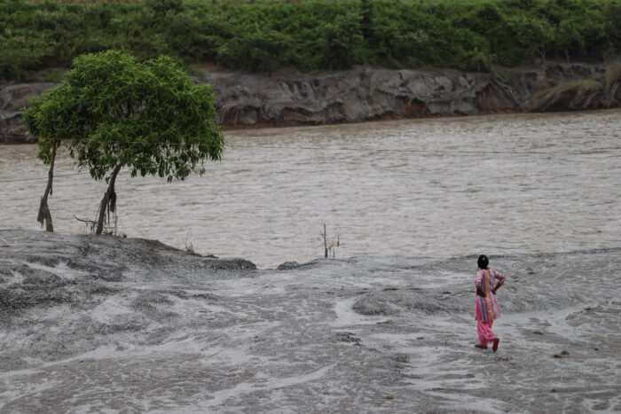 Secuelas de inundaciones en Nepal
