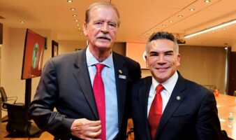 'No es una nueva alianza', advierte Sheinbaum sobre reunión de Fox y 'Alito' Moreno