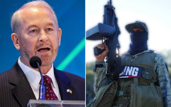 Ronald Johnson pide a México ir tras el dinero de los cárteles Ronald Johnson pide a México ir tras el dinero de los cárteles