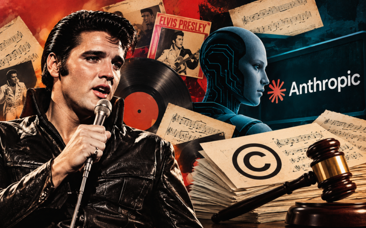 Demandan a Anthropic por usar 274 canciones de Elvis Presley Demandan a Anthropic por usar 274 canciones de Elvis Presley