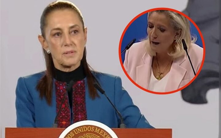 'Está mal informada', responde Sheinbaum a Le Pen por la 'mexicanización' 'Está mal informada', responde Sheinbaum a Le Pen por la 'mexicanización'