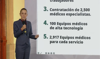 IMSS tendrá 120 días para aplicar 12 acciones de mejora: Sheinbaum