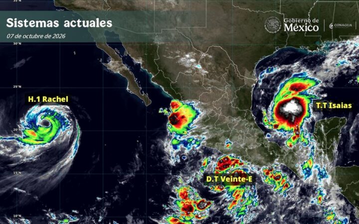 Se forma tormenta tropical Isaías en el Golfo de México; Marina cierra 12 puertos Se forma tormenta tropical Isaías en el Golfo de México; Marina cierra 12 puertos